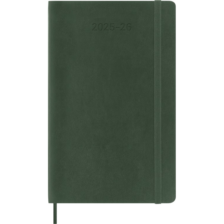 Moleskine Wochen-Notizkalender Large 18 Monate 2025-26 Softcover Myrtengrün