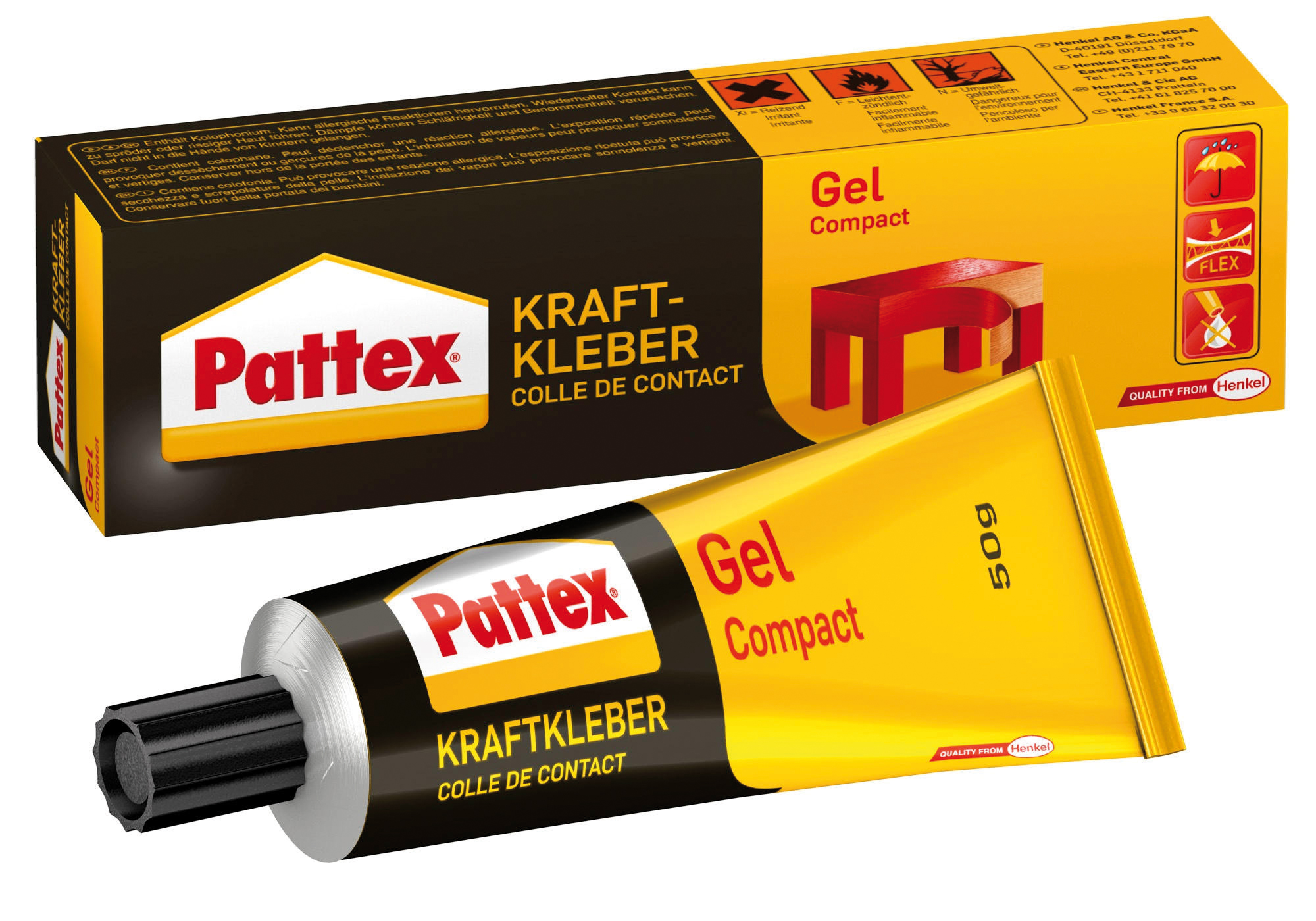 Pattex Kraftkleber Gel Compact WA84  50g