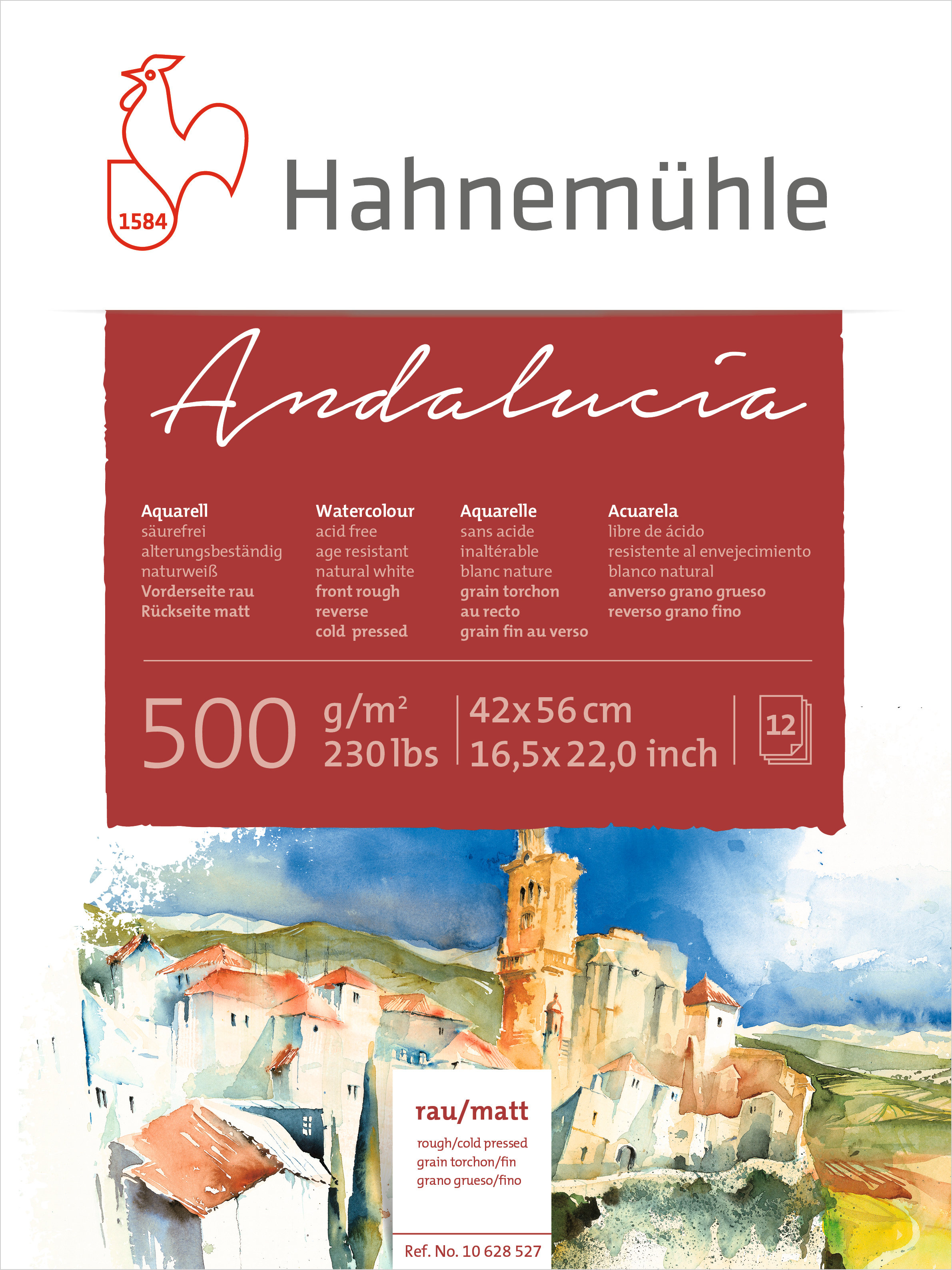 Hahnemühle Andalucia Aquarellblock 42 x 56 cm 