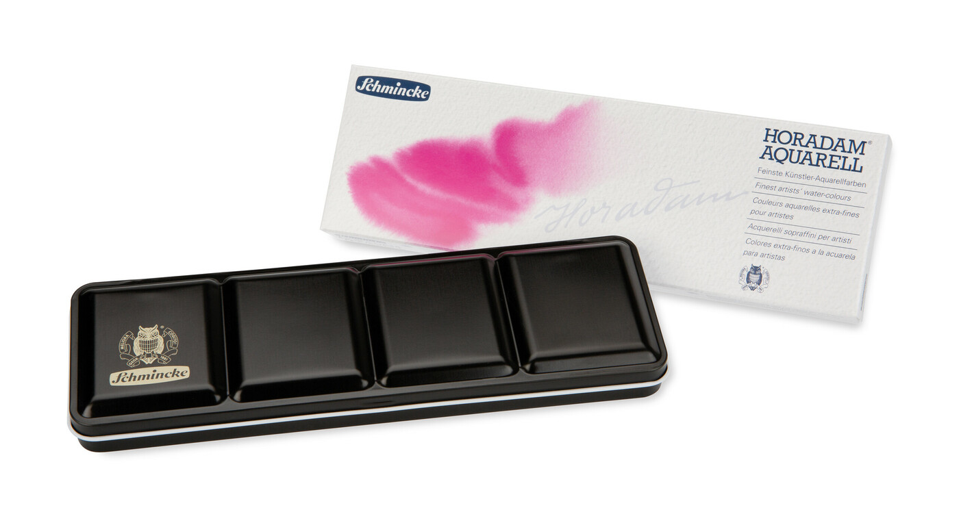 Schmincke Horadam Aquarellkasten 74312 12 x 1/1 Näpfchen