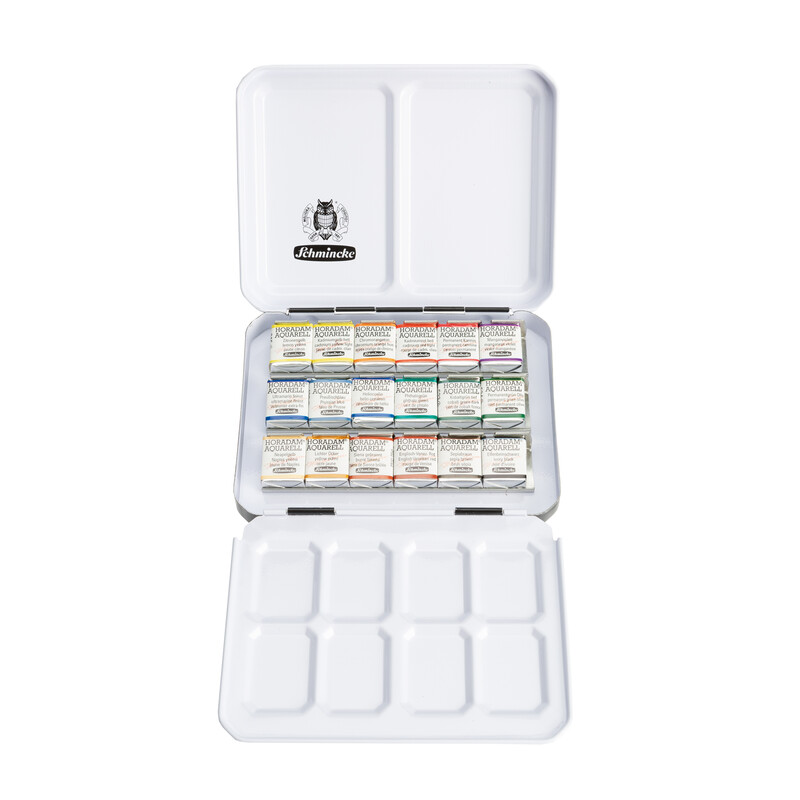 Schmincke Horadam Aquarellkasten 74660 Lederset