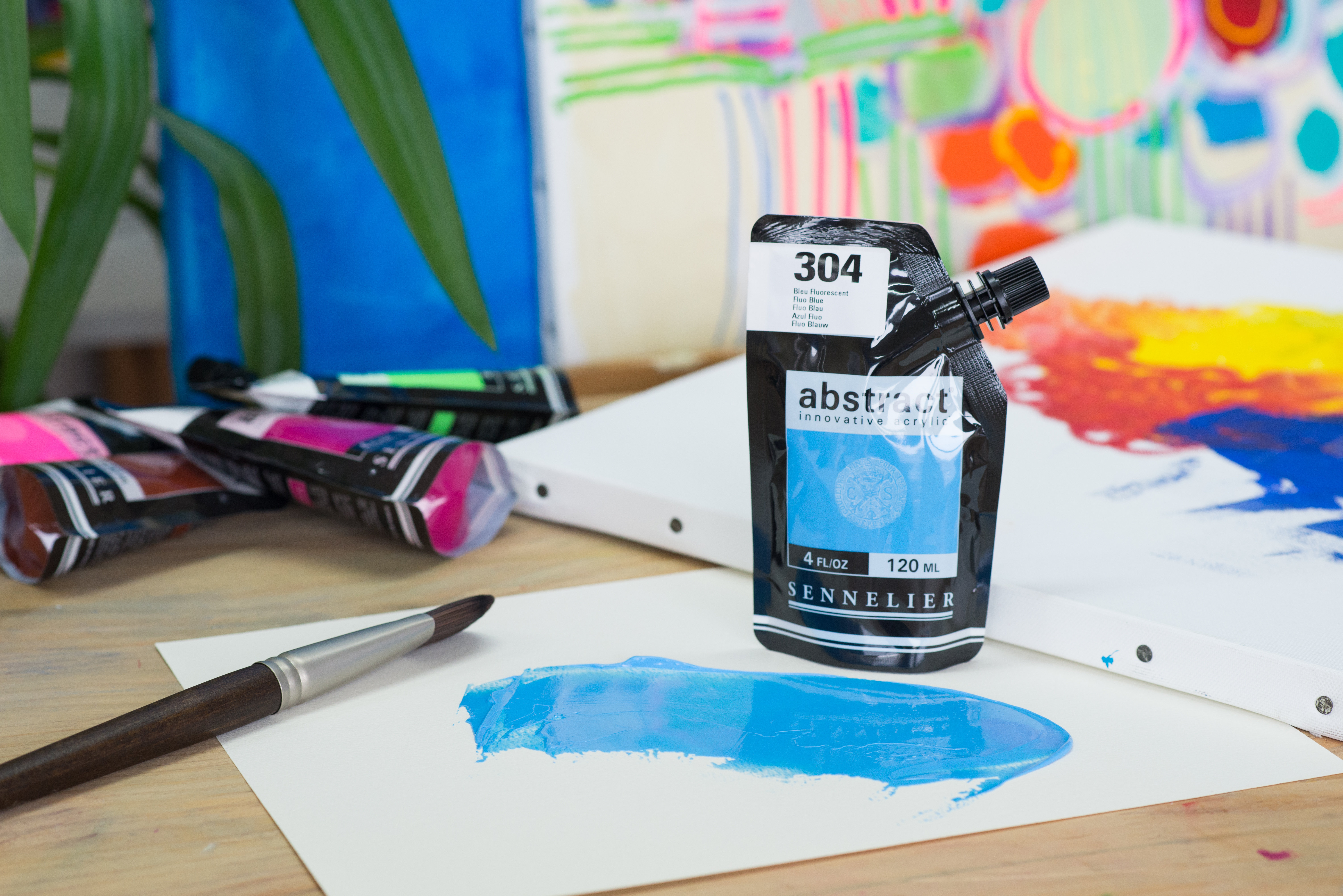 Sennelier Abstract Acrylfarbe 120 ml Satin 