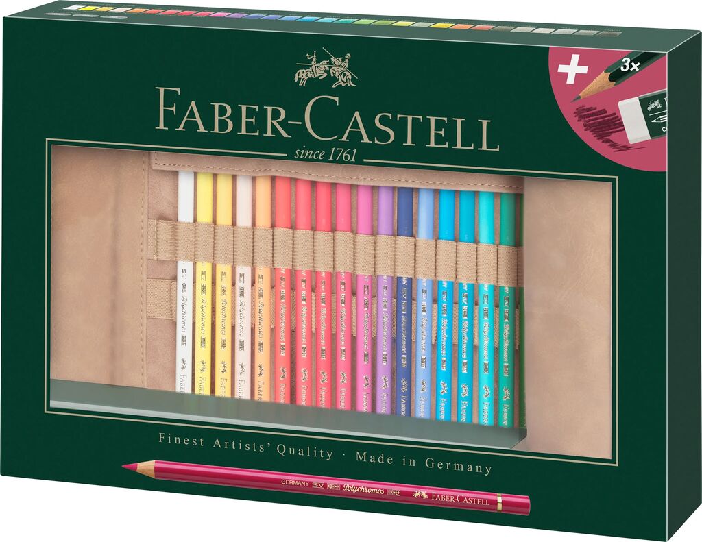 Faber-Castell Polychromos Stifterolle 30er Set 