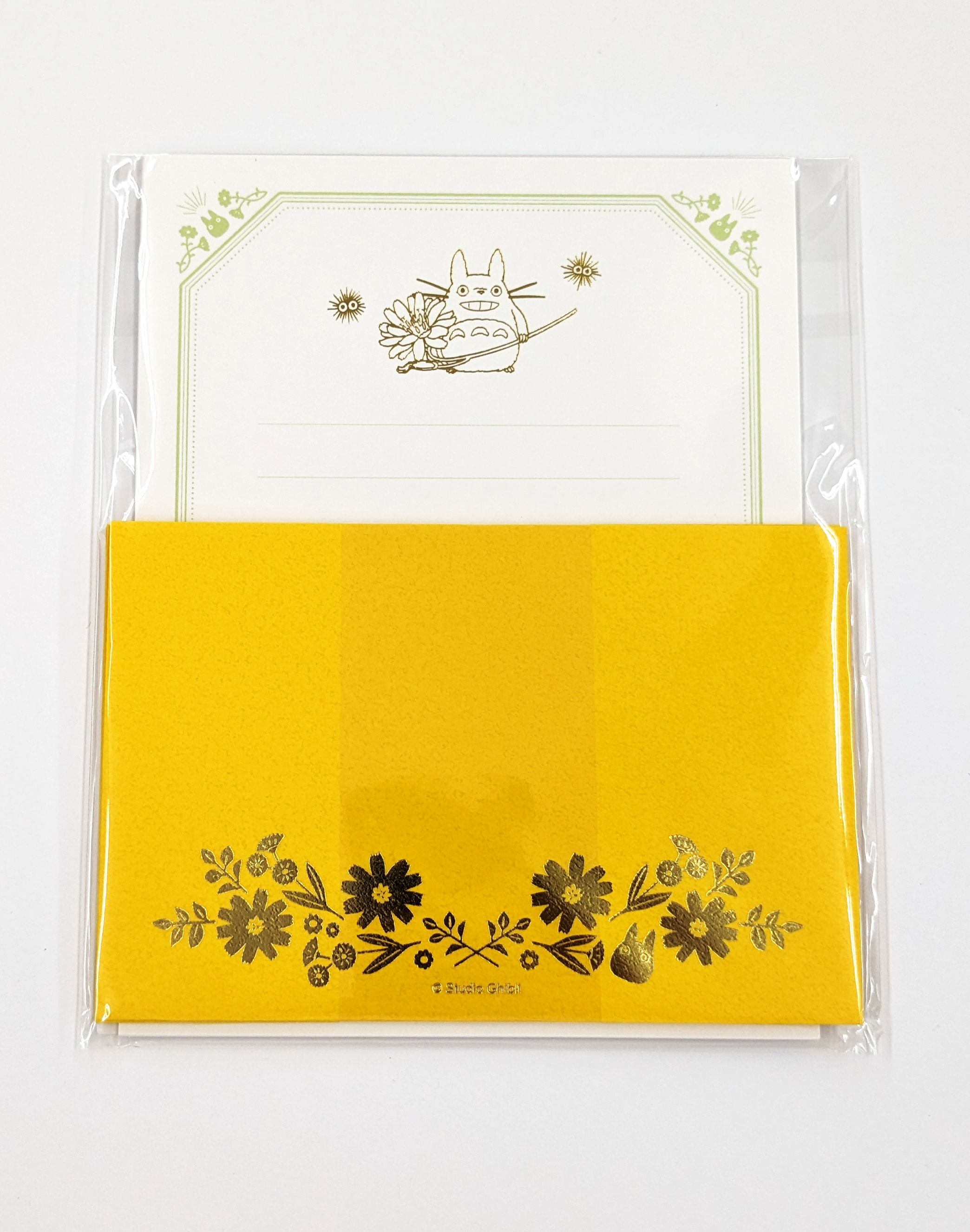 Letter Set Flowers - My Neighbor Tortoro letter:114 × 72 mm/envelope:82 × 119 mm