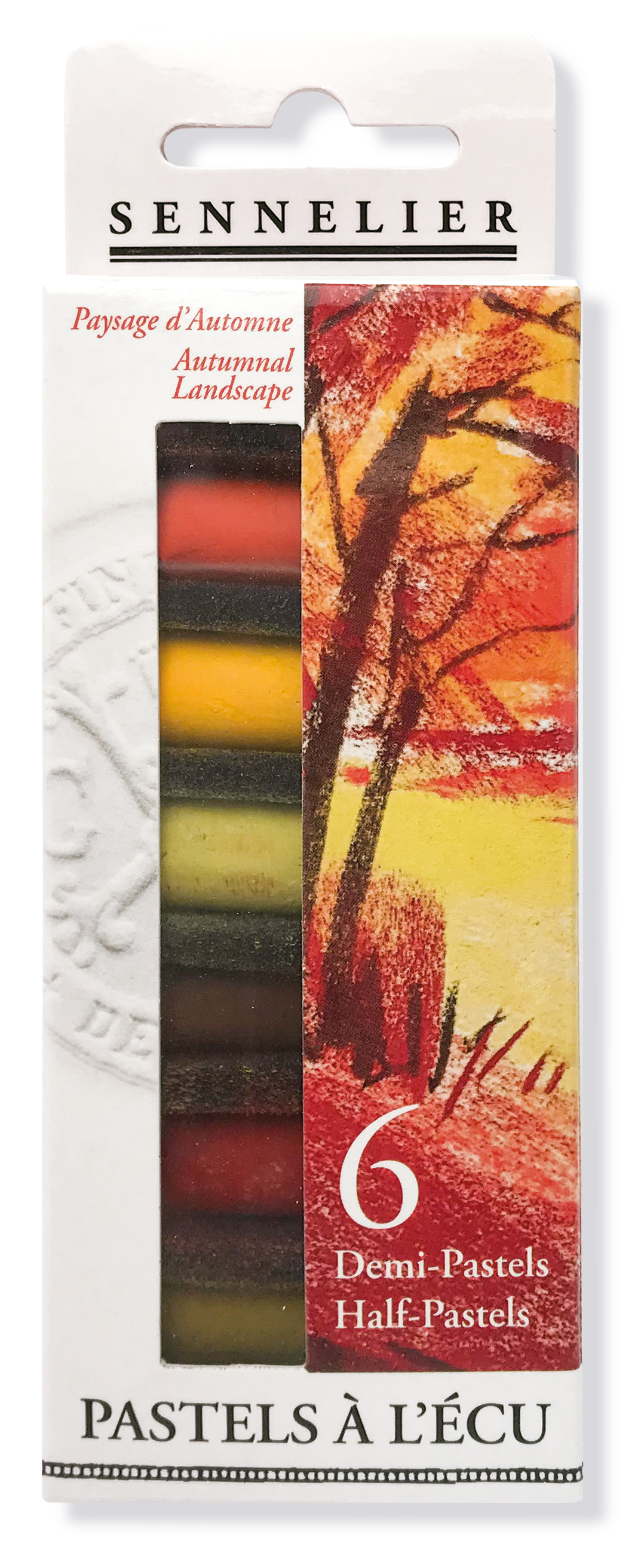 Sennelier Etui mit 6 1/2 Softpastellen ECU Herbst