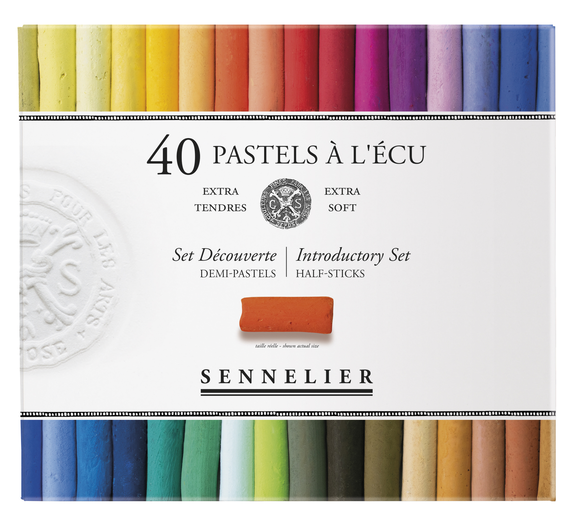 Sennelier Etui mit 40 1/2 Softpastellen a l'ecu 