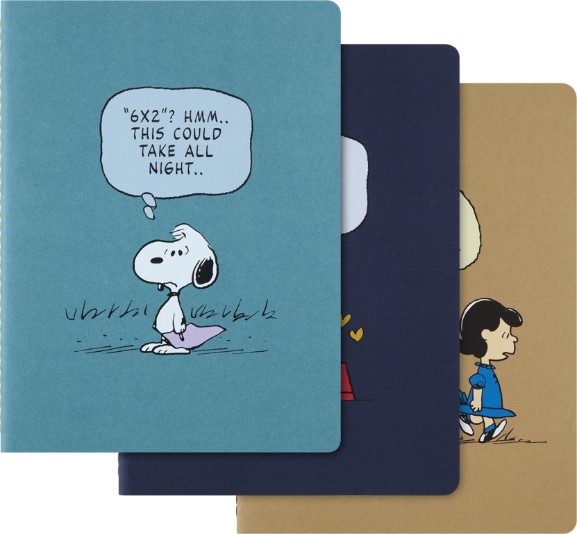 Moleskine Cahier Set Peanuts XL