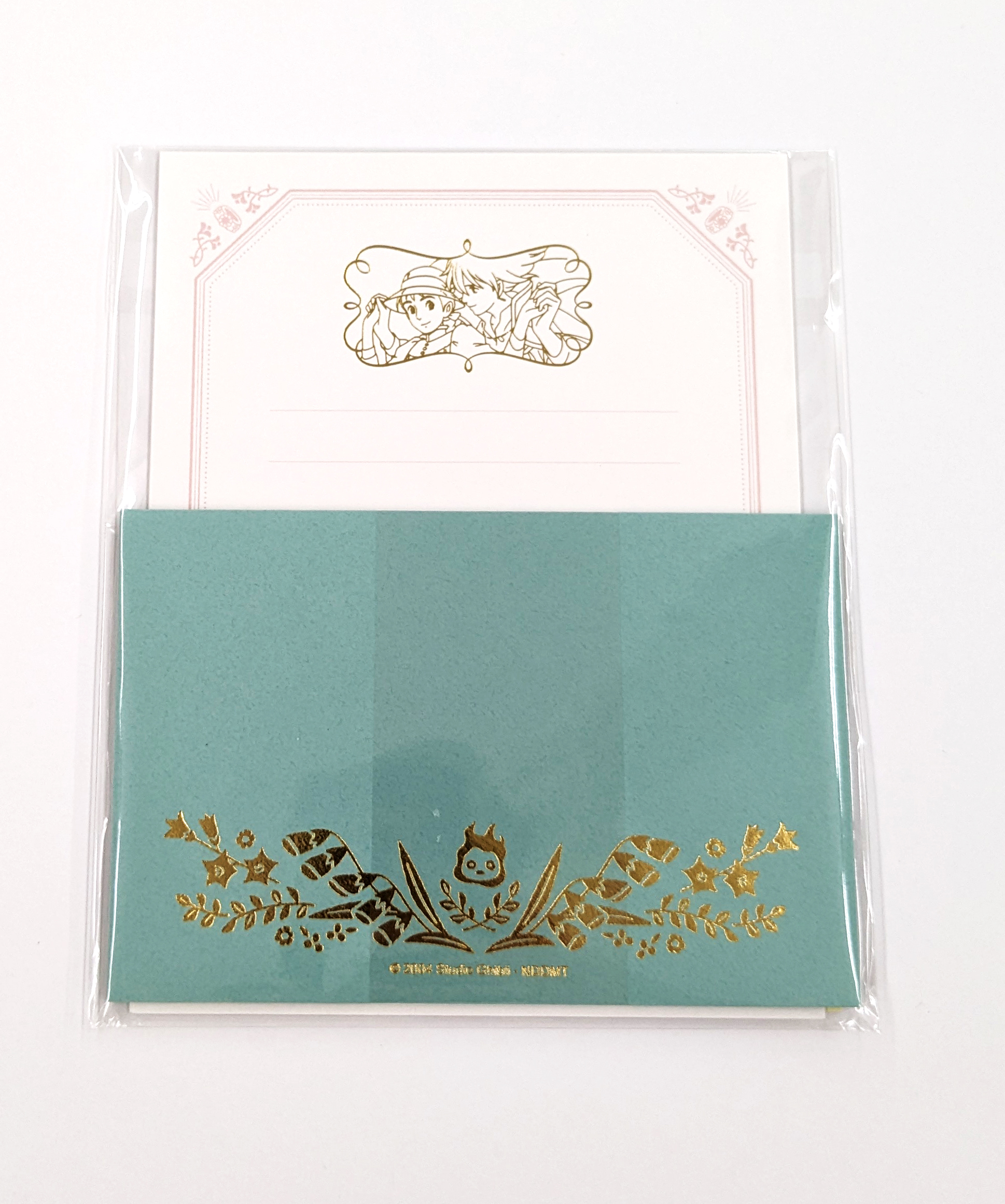 Letter Set Flowers - Howl's Moving Castle letter:114 × 72 mm/envelope:82 × 119 mm