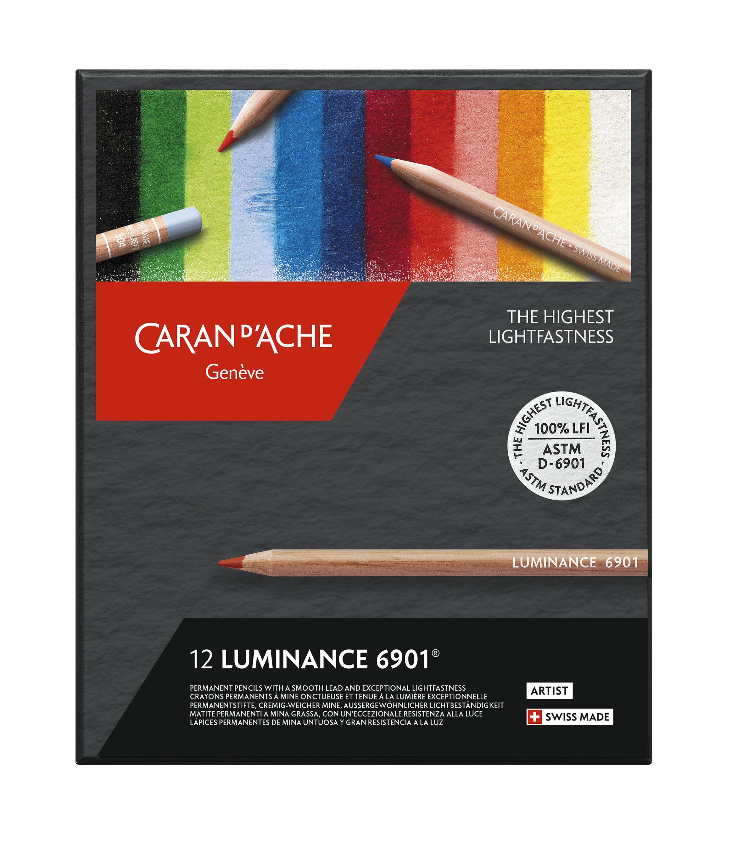 Caran d'Ache Luminance 6901 12er Set FSC zertifiziertes Holz