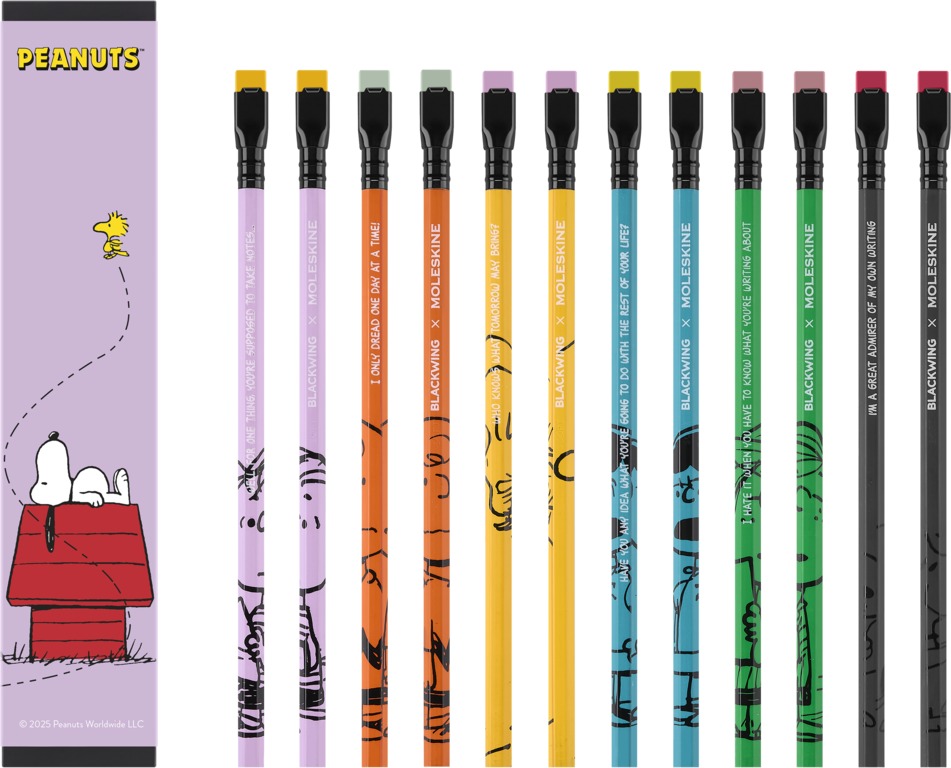 BLACKWING X Moleskine Peanuts Bleistift (12 St) Soft - 6B - Limited Edition