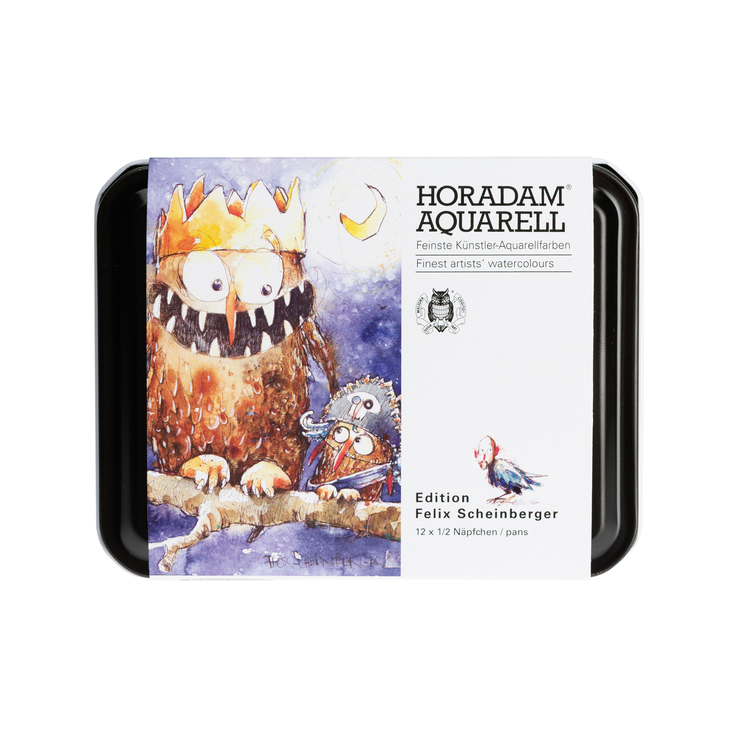 Schmincke Horadam Aquarell Kasten 12 x 1/2 Näpfchen Felix Scheinberger 74669097